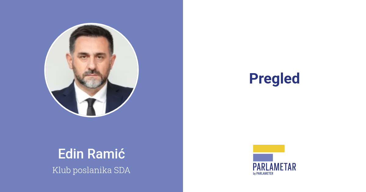 Pregled - Edin Ramić
